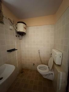 Bathroom Image of 1050 Sq.ft 2 BHK Builder Floor for rent in Mahalakshmi Nagar Indore for Rs. 18000