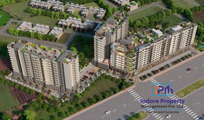 Image of 1153 Sq.ft 2 BHK Apartment / Flat for sale in Super Corridor, Indore for Rs. 5995600