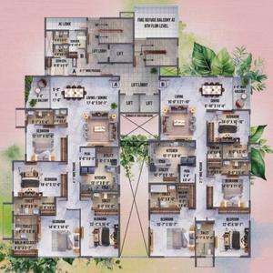 Image of 2360 Sq.ft 4 BHK Apartment / Flat for sale in New Alipore, Kolkata for Rs. 54000000