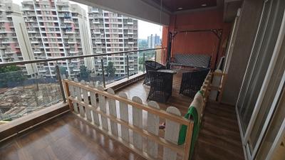 Balcony Image of 2340 Sq.ft 4 BHK Apartment / Flat for sale in Kolte Patil 24K Stargaze Building H I And K, Bavdhan Pune for Rs. 28000000