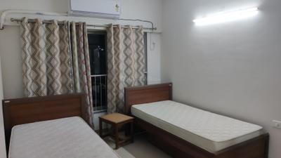 Bedroom Image of 1850 Sq.ft 3 BHK Apartment / Flat for rent in Adani The Meadows, Shantigram Ahmedabad for Rs. 45000