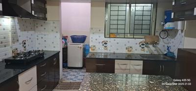Kitchen Image of 1015 Sq.ft 2 BHK Apartment / Flat for sale in SLV Suhas Celestia, Abbigere Bengaluru for Rs. 7800000