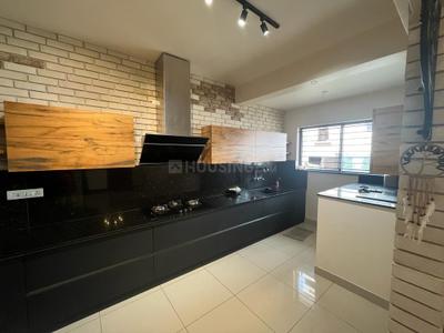 Kitchen Image of 1410 Sq.ft 2 BHK Apartment / Flat for rent in Chitrakut Shelter, Hebbal Bengaluru for Rs. 50000