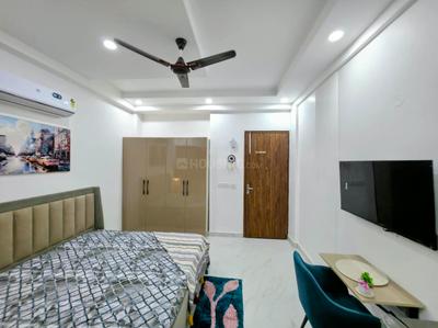 Bedroom Image of 400 Sq.ft 1 RK Builder Floor for rent in Sector 52 Gurgaon for Rs. 25000