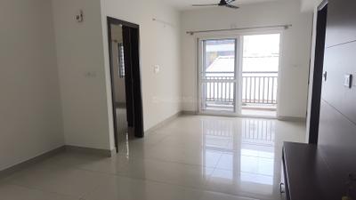 Living Room Image of 1050 Sq.ft 2 BHK Apartment / Flat for rent in Thanisandra Bengaluru for Rs. 33000