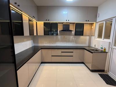 Kitchen Image of 2000 Sq.ft 4 BHK Apartment / Flat for rent in Adarsh Greens, Kogilu Bengaluru for Rs. 65000