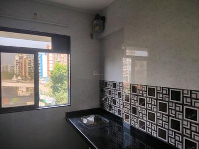 Kitchen Image of 535 Sq.ft 1 BHK Apartment / Flat for rent in Bhakti Park, Kasarvadavali Thane for Rs. 16999