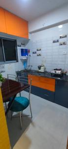 Kitchen Image of 850 Sq.ft 1 BHK Apartment / Flat for rent in Chhiri Vapi for Rs. 10000