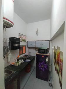 Kitchen Image of 400 Sq.ft 1 RK Builder Floor for rent in Defence Colony New Delhi for Rs. 35000