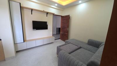 Living Room Image of 650 Sq.ft 1 BHK Apartment / Flat for rent in Karolan Ka Barh Jaipur for Rs. 20000