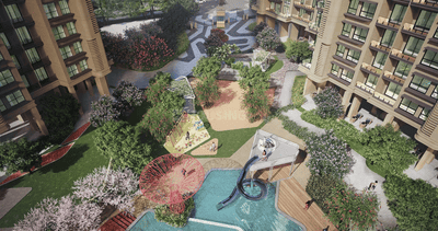 Image of 1200 Sq.ft 3 BHK Apartment / Flat for sale in One World, Tamando, Bhubaneswar for Rs. 10400000