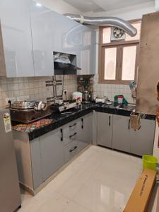 Kitchen Image of 602 Sq.ft 2 BHK Apartment / Flat for rent in Pareena Om Apartments, Sector 112 Gurgaon for Rs. 35000