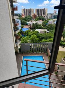 Balcony Image of 1150 Sq.ft 3 BHK Apartment / Flat for rent in Siddha Eden Lakeville, Baranagar Kolkata for Rs. 30000