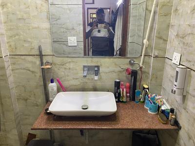 Bathroom Image of 800 Sq.ft 2 BHK Builder Floor for sale in Rajouri Garden New Delhi for Rs. 9000000