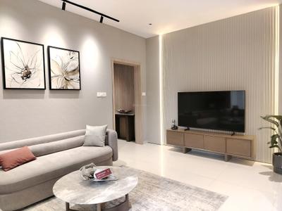 Living Room Image of 900 Sq.ft 2 BHK Apartment / Flat for sale in Basil Mount Lords Wing A4 And A5, Dhankawadi Pune for Rs. 13500000