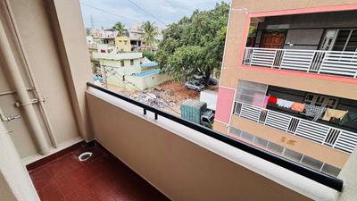 Balcony Image of 534 Sq.ft 1 BHK Apartment / Flat for rent in Mahadevapura Bengaluru for Rs. 23000