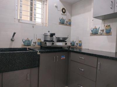 Kitchen Image of 500 Sq.ft 1 BHK Builder Floor for rent in Hoodi Bengaluru for Rs. 23000