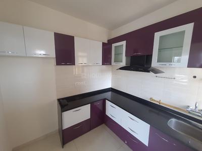 Kitchen Image of 950 Sq.ft 2 BHK Apartment / Flat for sale in Ravinanda Skylights, Wagholi Pune for Rs. 6000000