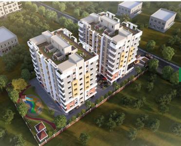 Image of 690 Sq.ft 2 BHK Apartment / Flat for sale in Krishti Mansion, Rajarhat, Kolkata for Rs. 4320000