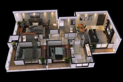Image of 690 Sq.ft 1 BHK Apartment / Flat for sale in Gunjai Darshan, Kalyan East, Kalyan for Rs. 4450000