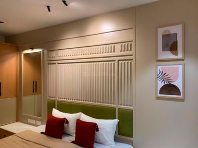 Bedroom Image of 2335 Sq.ft 3 BHK Apartment / Flat for rent in Shivalik Green View, Shantigram Ahmedabad for Rs. 100000