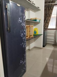 Kitchen Image of 963 Sq.ft 2 BHK Apartment / Flat for rent in Swagat Afford, Sargasan Gandhinagar for Rs. 24000