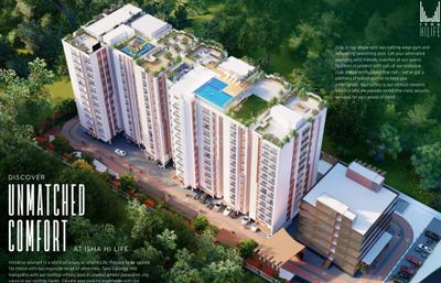 Image of 1421 Sq.ft 3 BHK Apartment / Flat for sale in Isha Hilife by Isha Group, Samethanahalli, Bengaluru for Rs. 15000000
