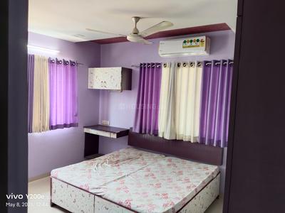 Bedroom Image of 2000 Sq.ft 3 BHK Apartment / Flat for rent in Vesu Surat for Rs. 56000
