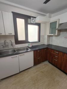 Kitchen Image of 1800 Sq.ft 3 BHK Builder Floor for rent in Kailash Colony New Delhi for Rs. 85000