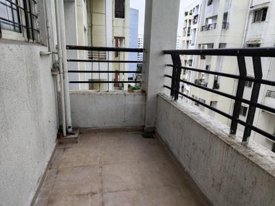 Balcony Image of 1200 Sq.ft 3 BHK Apartment / Flat for rent in Ranjeet Platinum Park Phase I, Undri Pune for Rs. 20000