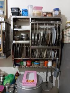 Kitchen Image of 1300 Sq.ft 3 BHK Apartment / Flat for rent in Hansol Ahmedabad for Rs. 25000