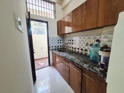 Kitchen Image of 650 Sq.ft 1 BHK Apartment / Flat for rent in Mahalakshmi Nagar Indore for Rs. 11500