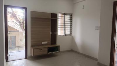 Living Room Image of 750 Sq.ft 1 BHK Apartment / Flat for rent in Thanisandra Bengaluru for Rs. 22000