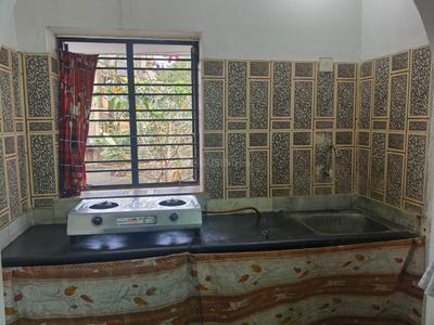Kitchen Image of 1000 Sq.ft 3 BHK Apartment / Flat for sale in Paschim Putiary Kolkata for Rs. 3800000