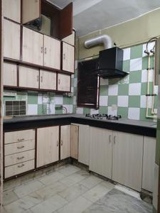 Kitchen Image of 1200 Sq.ft 3 BHK Apartment / Flat for rent in Masoodpur New Delhi for Rs. 44000