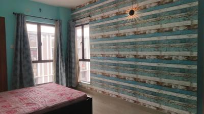 Bedroom Image of 1200 Sq.ft 2 BHK Apartment / Flat for rent in Shrachi Greenwood Nest, New Town Kolkata for Rs. 34000