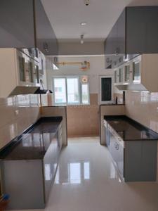 Kitchen Image of 1655 Sq.ft 3 BHK Apartment / Flat for rent in L And T Raintree Boulevard, Sahakara Nagar Bengaluru for Rs. 70000