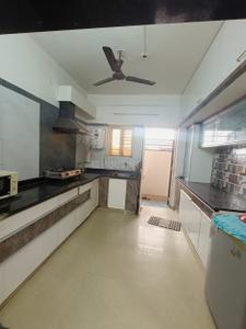 Kitchen Image of 1200 Sq.ft 3 BHK Independent House for rent in Shreem Elysian, Bhayli Vadodara for Rs. 27000