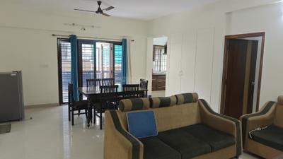 Living Room Image of 1800 Sq.ft 3 BHK Apartment / Flat for rent in Brookefield Bengaluru for Rs. 73000