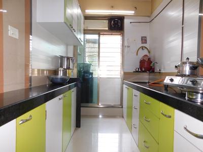 Kitchen Image of 950 Sq.ft 2 BHK Apartment / Flat for sale in Rajesh Raj Legacy, Vikhroli West Mumbai for Rs. 19500000
