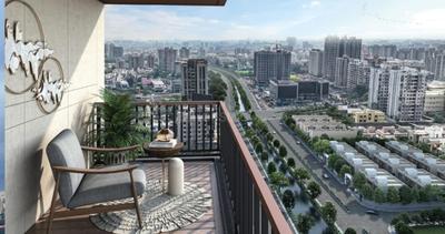 Balcony Image of 1351 Sq.ft 2 BHK Apartment / Flat for sale in Santvan Rizon, Palanpur Surat for Rs. 5751000