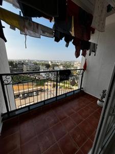 Balcony Image of 1450 Sq.ft 3 BHK Apartment / Flat for rent in Prestige Jindal City, Anchepalya Bengaluru for Rs. 55000