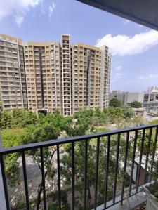 Balcony Image of 1350 Sq.ft 3 BHK Apartment / Flat for rent in Adani Amogha, Shantigram Ahmedabad for Rs. 60000