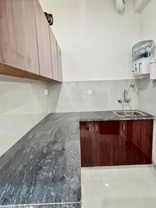 Kitchen Image of 1200 Sq.ft 1 BHK Builder Floor for rent in Sector 53 Gurgaon for Rs. 28000