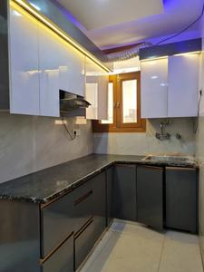 Kitchen Image of 1000 Sq.ft 3 BHK Apartment / Flat for rent in Vikram Builder Floors by Vikram Properties And Builder, Nawada New Delhi for Rs. 18500