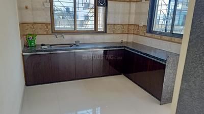 Kitchen Image of 690 Sq.ft 1 BHK Apartment / Flat for rent in Vrindavan Apartment, Old Sangvi Pune for Rs. 14000