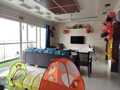 Bedroom Image of 1575 Sq.ft 3 BHK Apartment / Flat for rent in SJR Blue Waters, Parappana Agrahara Bengaluru for Rs. 70000