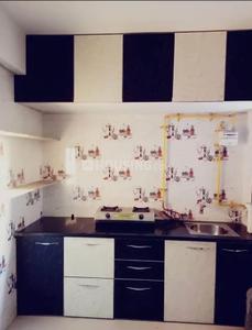 Kitchen Image of 750 Sq.ft 1 BHK Apartment / Flat for sale in Vesu Surat for Rs. 1900000