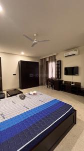 Bedroom Image of 600 Sq.ft 1 RK Builder Floor for rent in Gopalpura Jaipur for Rs. 19999
