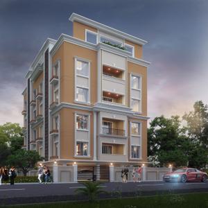 Image of 1650 Sq.ft 3 BHK Apartment / Flat for sale in Saheed Nagar, Bhubaneswar for Rs. 17500000
